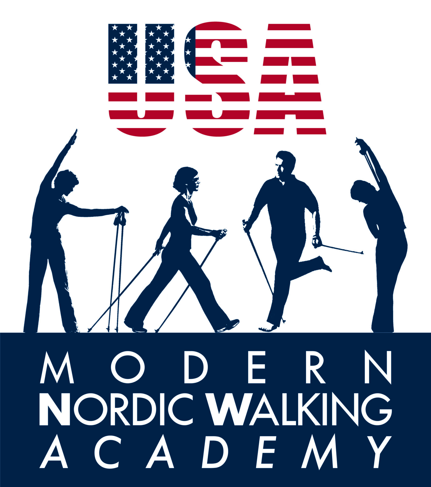 USA – Modern Nordic Walking Academy Logo