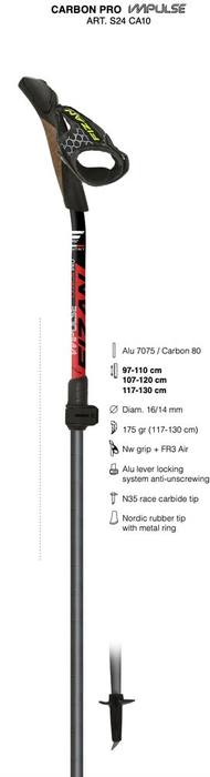Fizan Carbon Pro Impulse Nordic Walking Poles 4 Fizan Carbon Pro Impulse Nordic Walking Poles