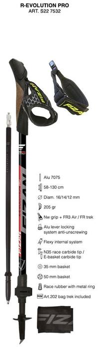 Fizan R-Evolution Pro Nordic Walking Poles 2 Fizan R-Evolution Pro Nordic Walking Poles